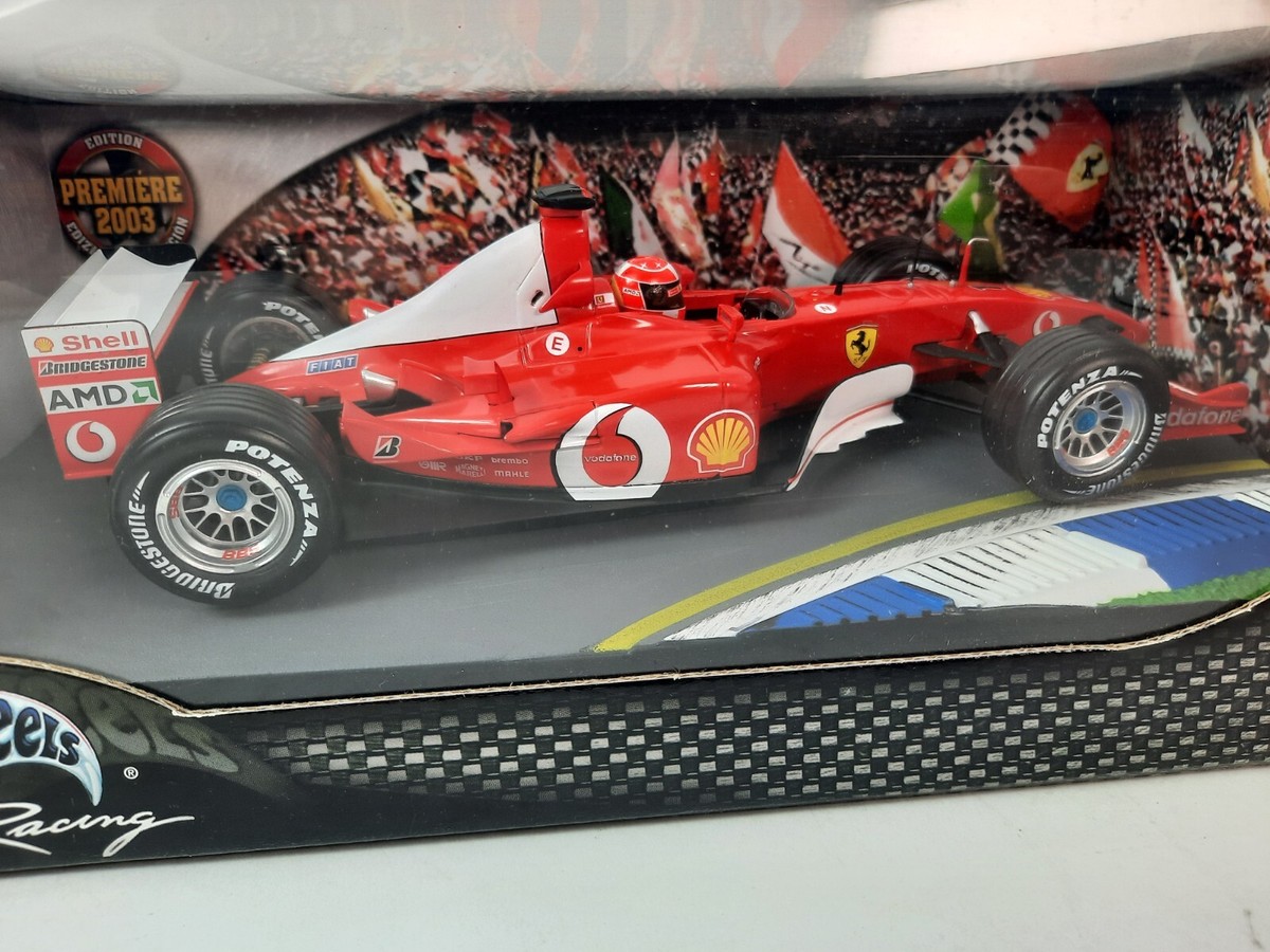 Hot Wheels Ferrari F2002 #1 Michael Schumacher Premiere 2003