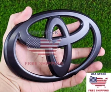 Fit for 2024-2025 Toyota Tacoma Front Grill Emblem Overlay badge Matte black