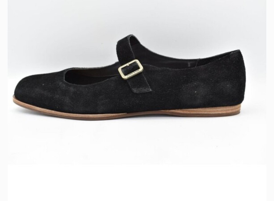 Kork Ease Womens Size 7.5 Prato Black Suede Mary Jane Flat Shoesnew