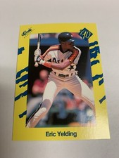 1990 Classic Baseball Eric Yielding Houston Astros 