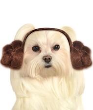 Star Wars Princess Leia Buns Headband Pet Dog Costume Accessory