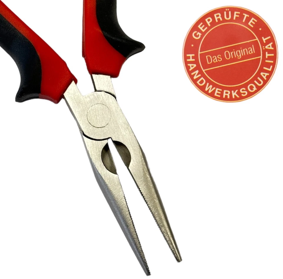 Flachrundzange Flachzange Rundzange Spitzzange TelefonZange  Seitenschneider  - Bild 3 von 4