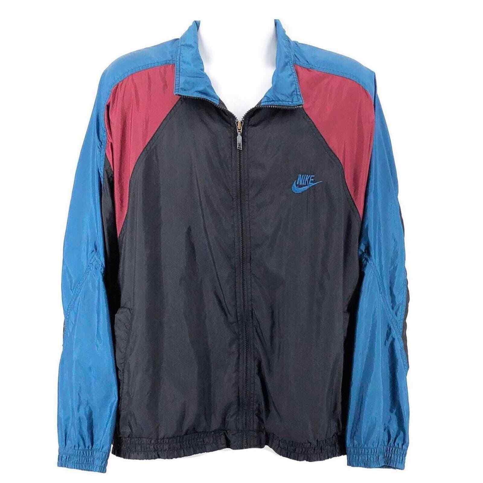 Nike color block windbreaker jacket 90s 1990s vintage - Gem