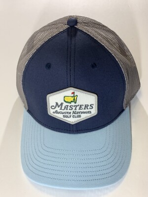 Masters golf Trucker Hat blue snapback 2025 Masters pga new