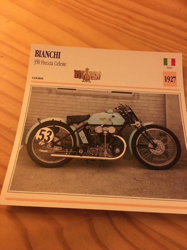 Bianchi 350 Freccia Celeste 1927 Motorcycle Collection Atlas Italy