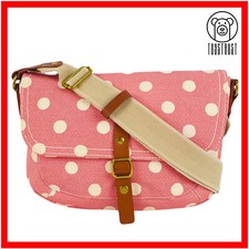 Cath Kidston Crossbody Bag Shoulder Satchel Polka Dot Spot Oilcloth CN19