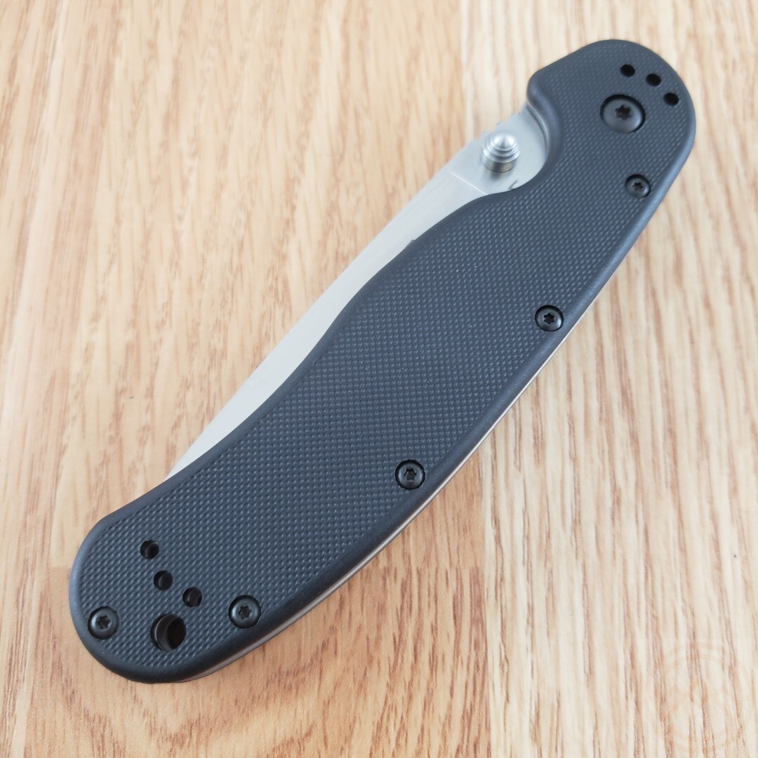 Ontario RAT-1 D2 Steel Blade Folding Knife - Black (8867) for sale