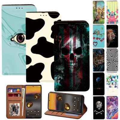 PU Leather Wallet Stand Cover Case For Google Pixel 7A / Google Pixel 7 Pro