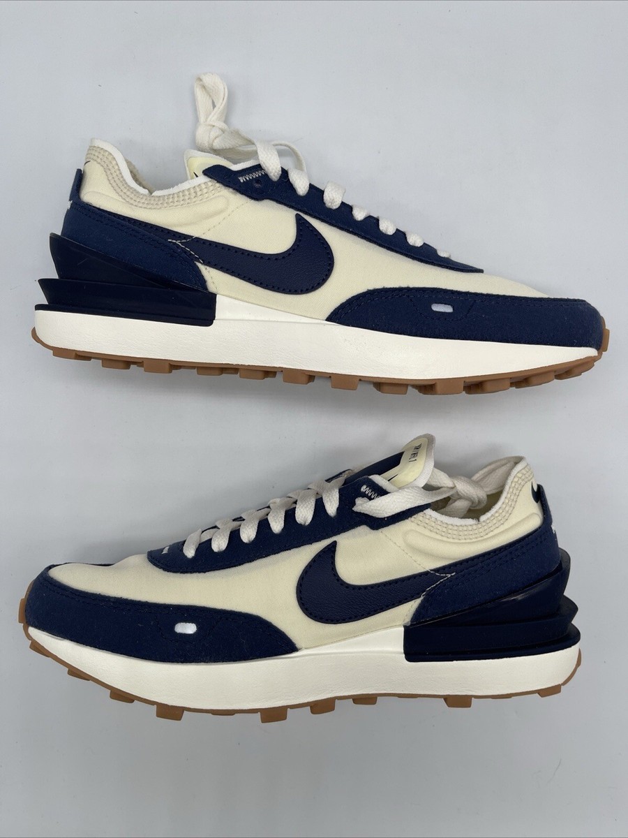 Nike Waffle One SE Midnight Navy Coconut Milk DQ7685-101 Men's