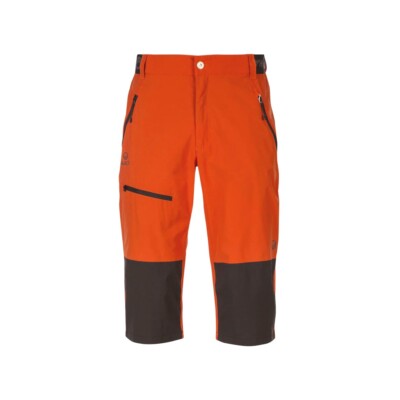 Halti Pallas Men's X-Stretch Lite Capri Pant Lightweight Softshell Pants Orange