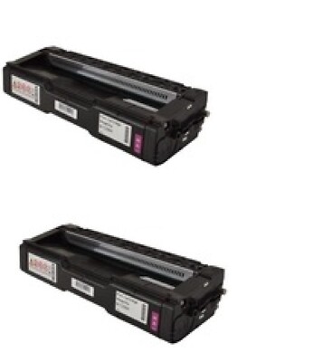 2PK Magenta Toner Cartridges for Ricoh M C250FW M C250FWB P C301W