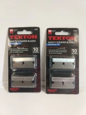 20 Scraper Blades Safety Box Knife Carton Cutter Replacement Single Edge Razor