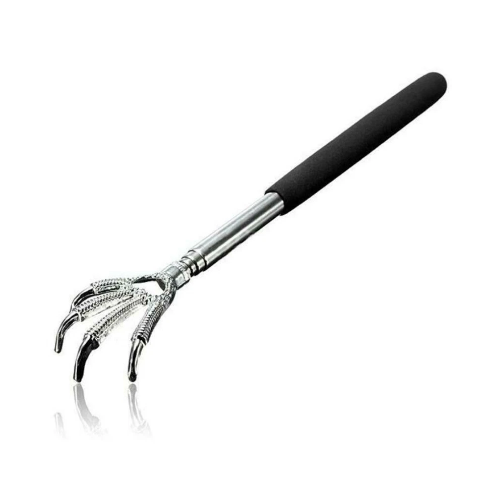 Extendable Back Scratcher Metal Telescopic Eagle Claw Portable Black Massager UK - Image 2 of 4