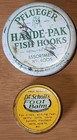 PFLUEGER Hande-Pak Fish Hooks Tin #4005 Dr Scholls Foot Balm Free Sample Tin — photo 1
