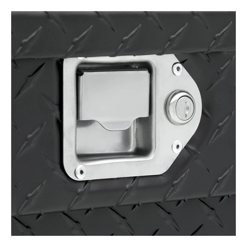 UWS 72" Crossover Truck Tool Box Storage (Heavy Packaging) Matte Black Aluminum Foto 3 de 4