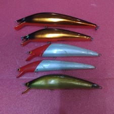Set of 5 salt minnow plugs