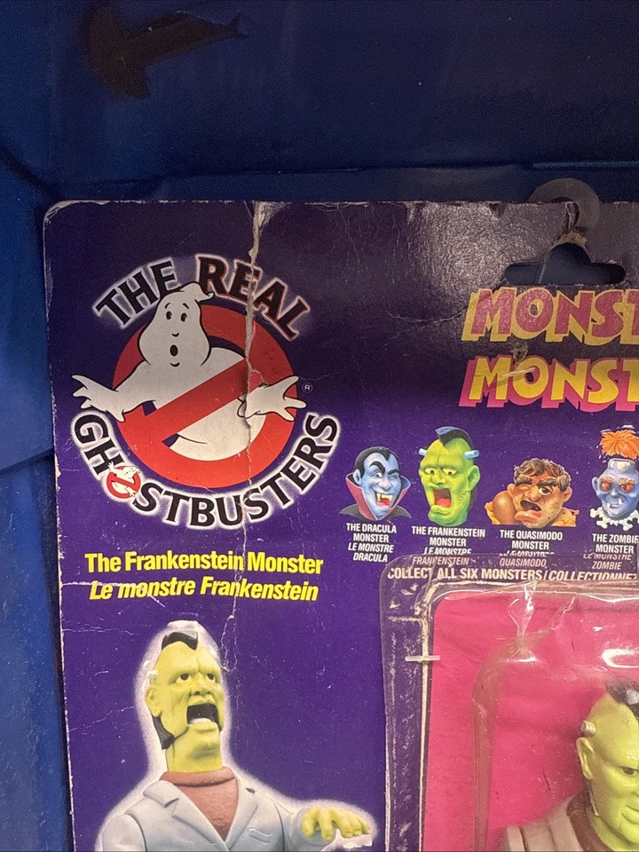 Figura de acción de colección Ghostbusters estuche de vinilo/plástico para coleccionistas con figura cardada Foto 4 de 4