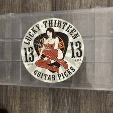 Lucky 13 Dunlop Guitar Picks Counter Pick Holder 18 Slots Made In USA