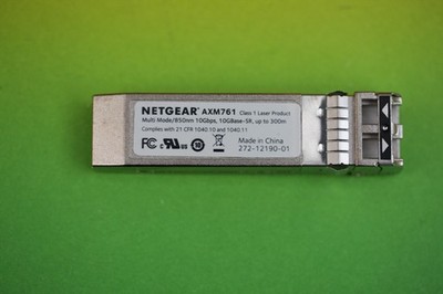Netgear AXM761 SFP+ 10 Gigabit Glasfaser Modul ProSafe Transceiver 10GBase-SR