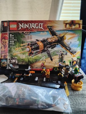 Lego Ninjago legacy boulder blast {71736}OPEN BOX, UNSURE IF PIECES ARE MISSING