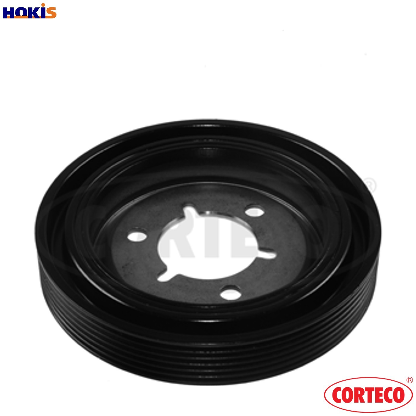 BELT PULLEY CRANKSHAFT 80005064 FOR PEUGEOT 307/CC/SW/Break CITROEN 1.4L 4cyl C2