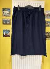 Size 18 Linen Blend M S Skirt