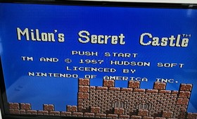 Milon's Secret Castle Nintendo Entertainment System 1988 NES Tested Cartridge