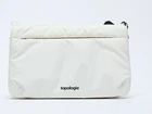 New w/out tag Topology - WARES BAGS Flat Small Sacoche White Marshmallow Pufffer