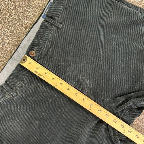Polo Ralph Lauren Stretch Classic Fit Corduroy Pants Men 40x30 Black Casual Work - Bild 12 von 15