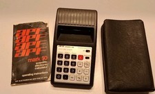 Vintage APF Mark 50 Scientific Calculator ,Owner Manual ,Slip Case Tested Works