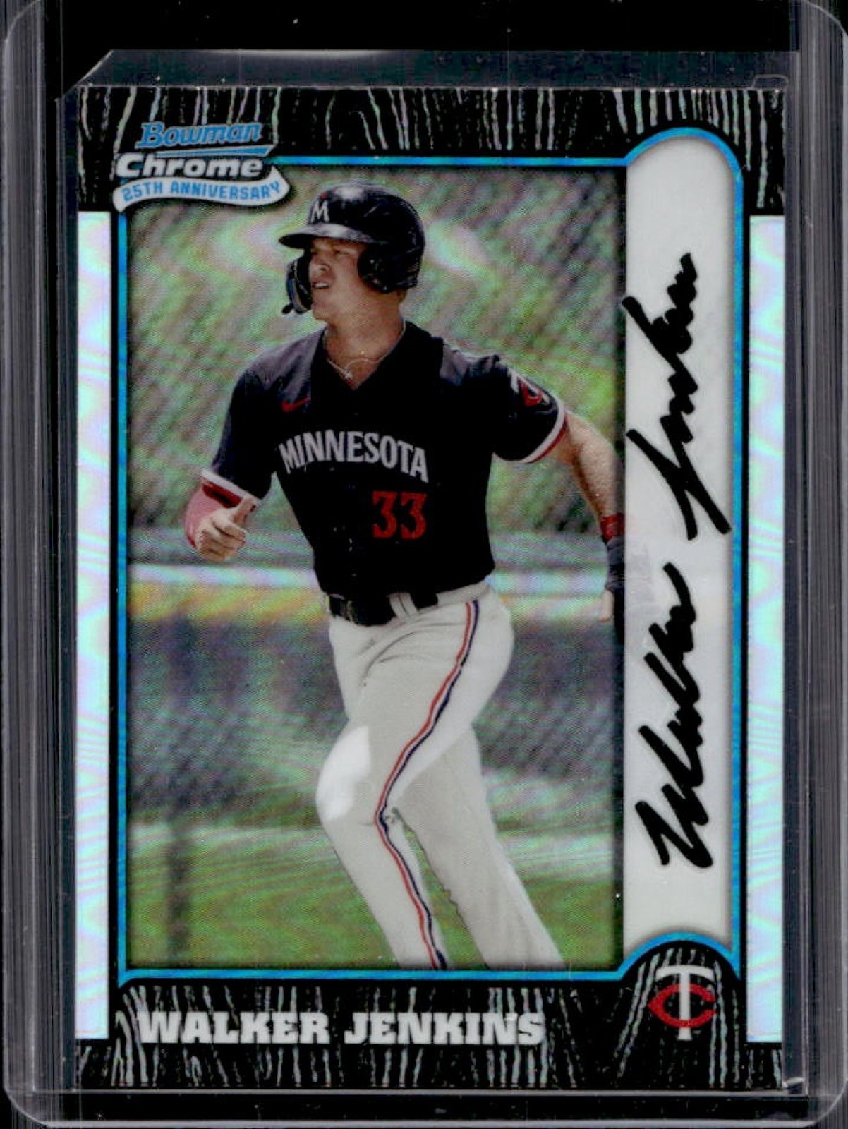 2024 Bowman Chrome Walker Jenkins 1999 25th Anniversary #BC25-25 Twins