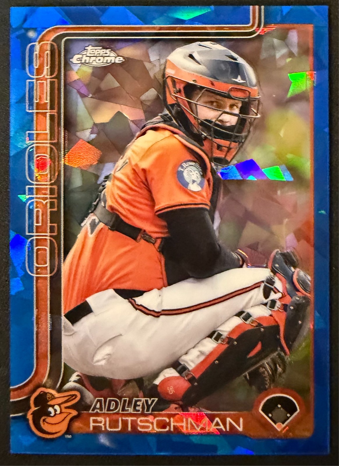 2025 Topps Chrome Sapphire - Image Variation Adley Rutschman #271 - Orioles