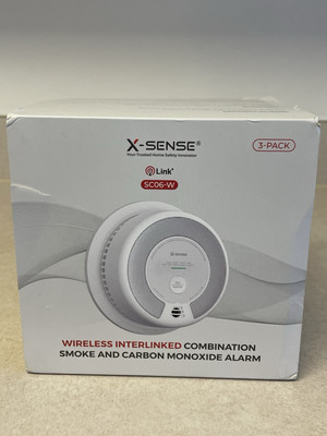X-Sense SC06 Combination Smoke And Carbon Monoxide Alarm 3 Pack 