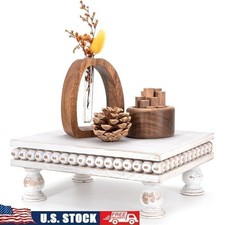 Rustic Wooden Riser Stand Home Decor Display Versatile Gift Any Occasion New