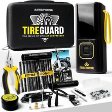 Tire Repair Kit With Air Compressor Universal Flat Tire Plugs Repair Punctures R Tire Repair Kit With Air Compressor Universal Flat Tire Plugs Repair Punctures R