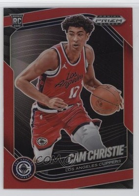 2024-25 Panini Prizm Black Red Prizm 83/299 Cam Christie #235 Rookie RC 6q5