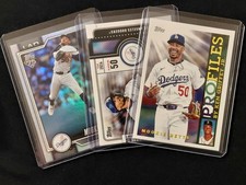 2026 Topps Series 1 Mookie Betts Rainbow Foil Profiles Big Ticket 3 Card Lot 