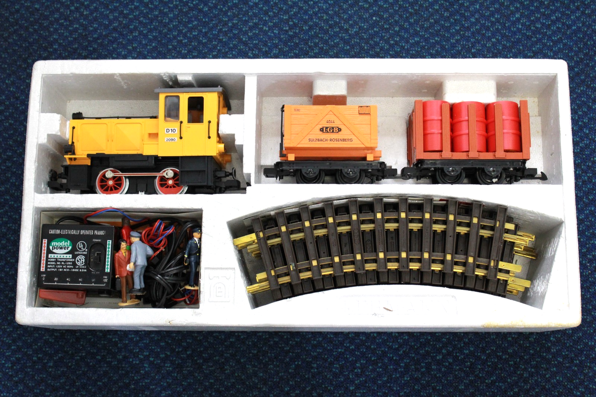 LGB Lehman Work Train Set 20803 + LGB 12 x 1060 Track (8pc) | eBay