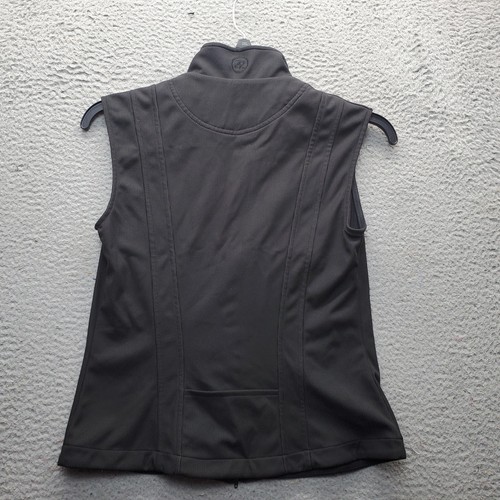 Zero Restriction Golf Performance Vest Women M Black Mock Neck Sleeveless Zipper - 第 2/6 張圖片