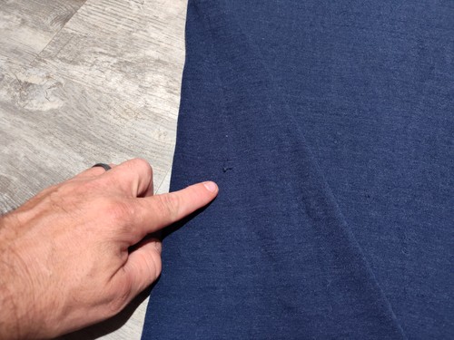 DUOFOLD Shirt Mens XL Wool Blend Thermal Base Double Layer Blue Made In USA - Picture 16 of 16