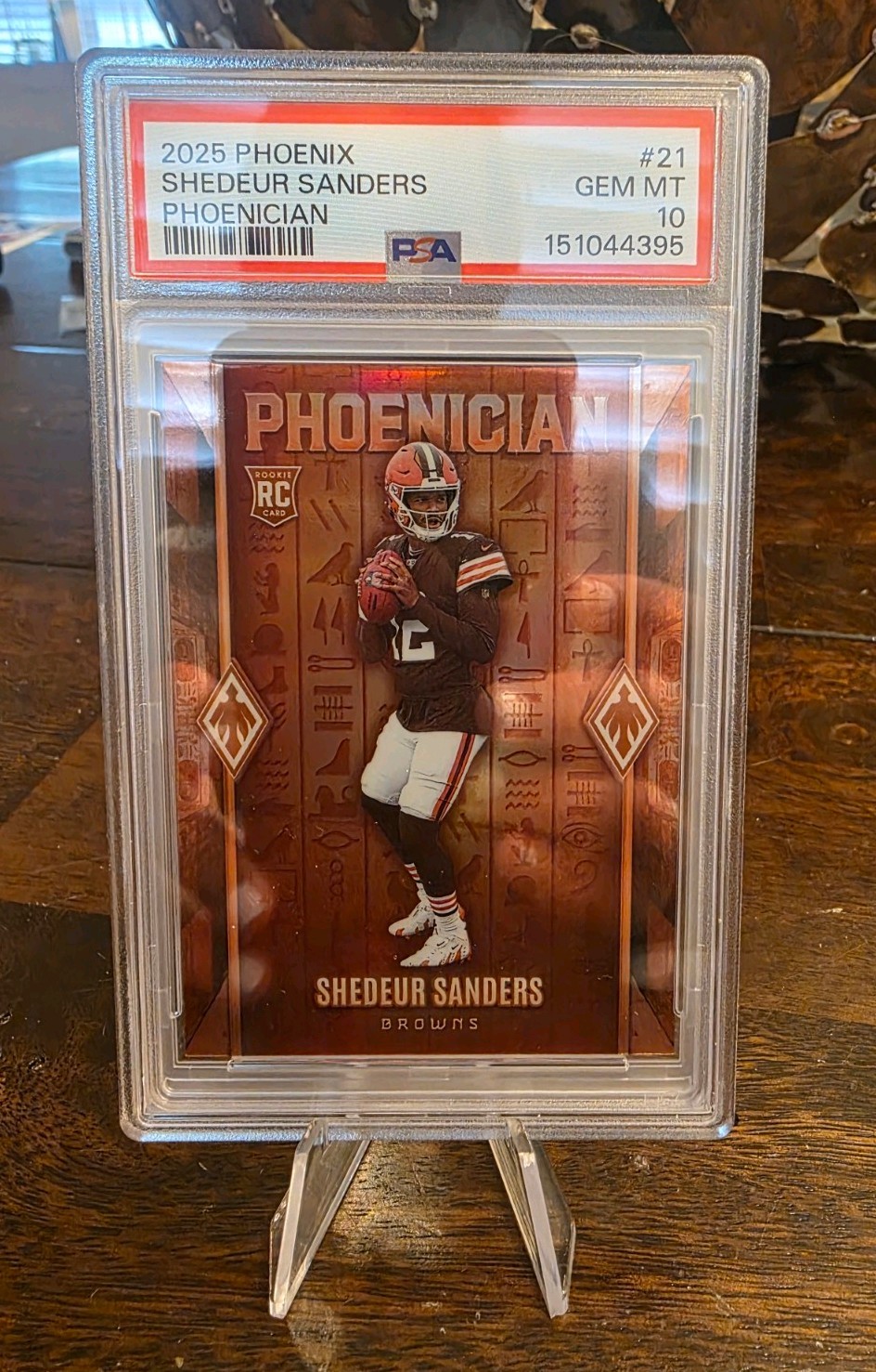 Shedeur Sanders Panini Phoenix Phoenician #21 Base
