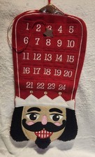 Advent Calendar Nutcracker Night Before Christmas Wall Decor  NWT by Ashland