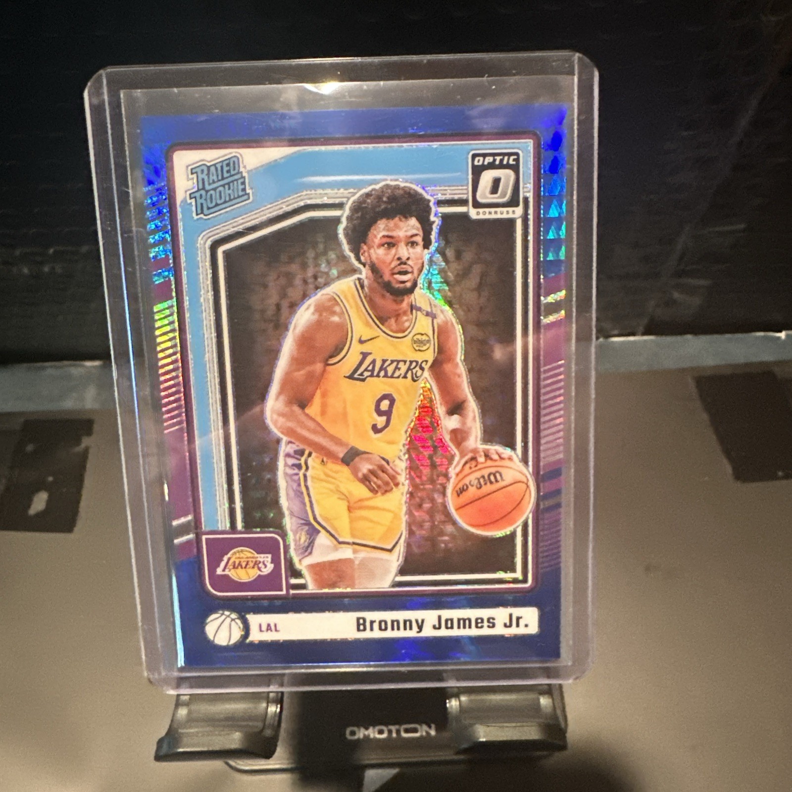 Bronny James Jr 2024-25 Donruss Optic Rated Rookie #282 Blue Hyper Prizm #D /175