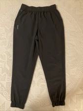 Janji Joggers Womens Small Black Transit Tech Pant Stretch Hiking Camping 0935