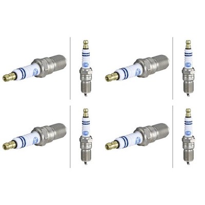 4x HELLA PLATINUM ZÜNDKERZEN passend für 4-ZYLINDER FORD C-MAX FOCUS GALAXY