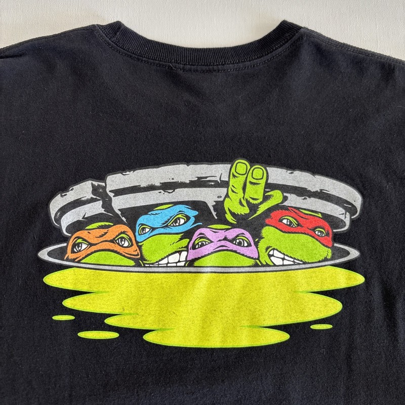 Teenage Mutant Ninja Turtles Santa Cruz  T-Shirt Small Black Rare Edition Shirt