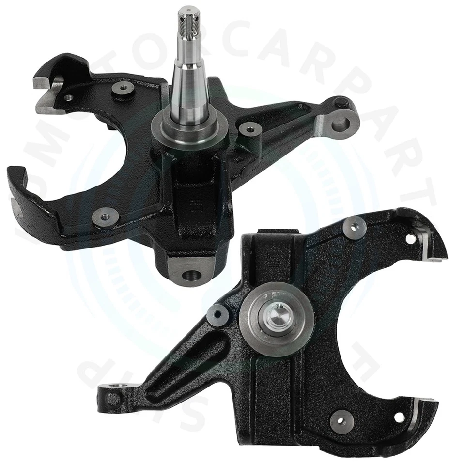 2 Pcs 3 in Drop Spindles Lowering Kit For 1973-1986 Chevrolet C-10 Suburban - Image 3 of 4