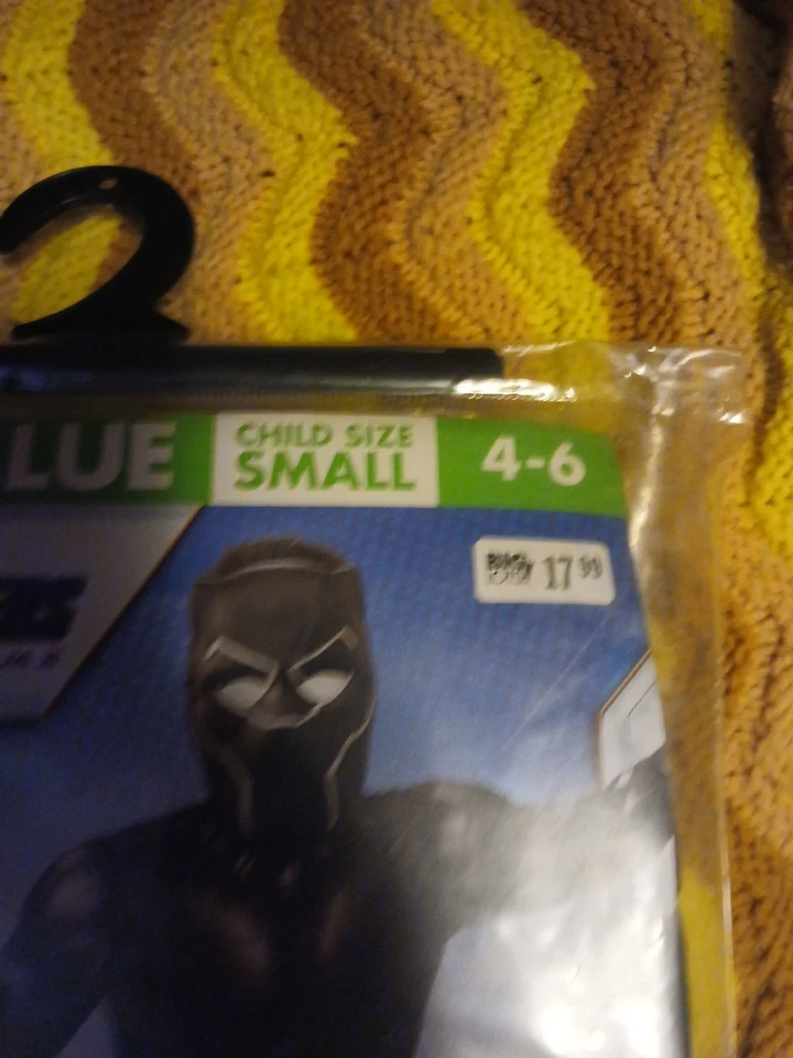 Nuevo en Paquete Disfraz de Pantera Negra de Rubí para Niño S 4-6 Body Acolchado Bota Prendas para el torso Máscara Foto 2 de 4