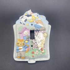 Vintage Humpty Dumpty Nursery Light Switch Cover Resin Storybook