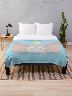 Disney Dumbo Big Graphic Cozy Fleece Blanket